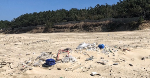 Landfill or sandy Beach